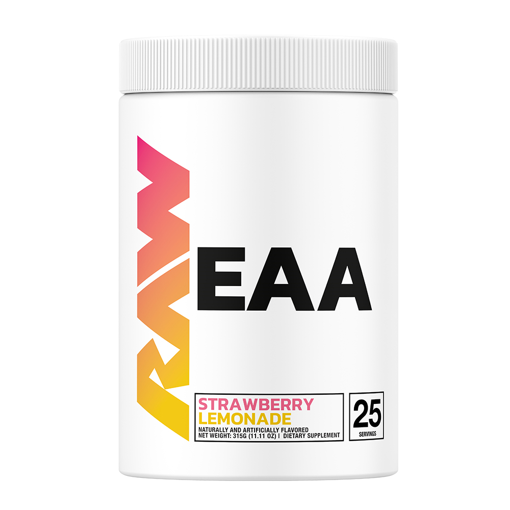 Aminoacizi esentiali EAA, Strawberry Lemonade, 315 g, Raw Nutrition