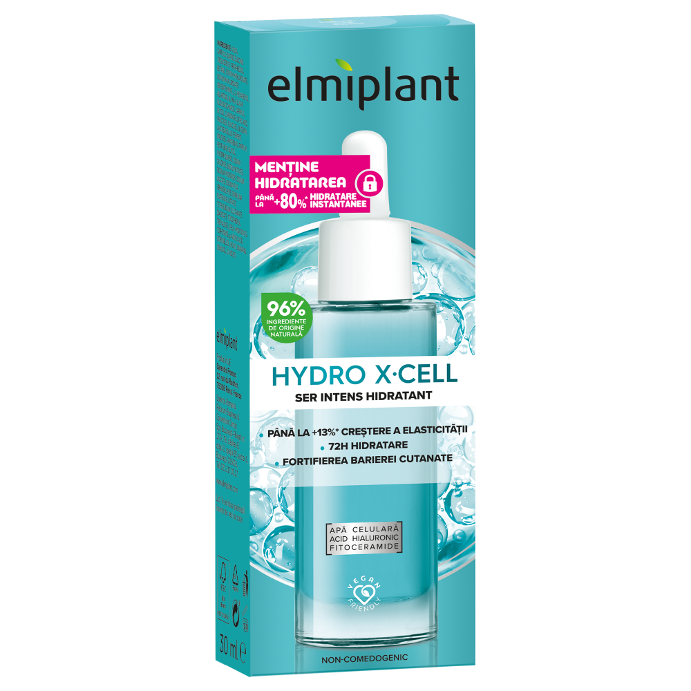 Ser intens hidratant Hydro X-Cell, 30 ml, Elmiplant