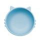 Bol din silicon Kitty I, 6 luni+, Aqua Blue, Appekids 612465