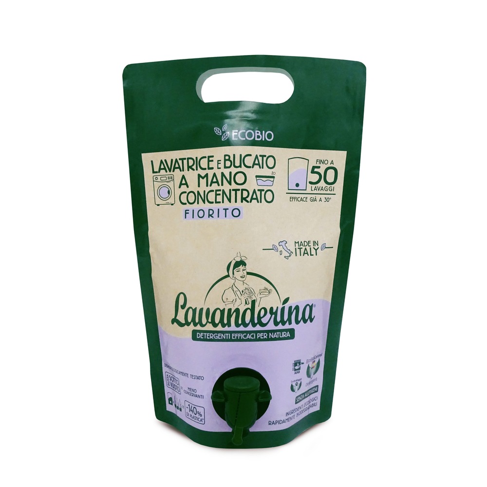 Detergent Eco concentrat de rufe cu miros floral, 2 L, Lavanderina