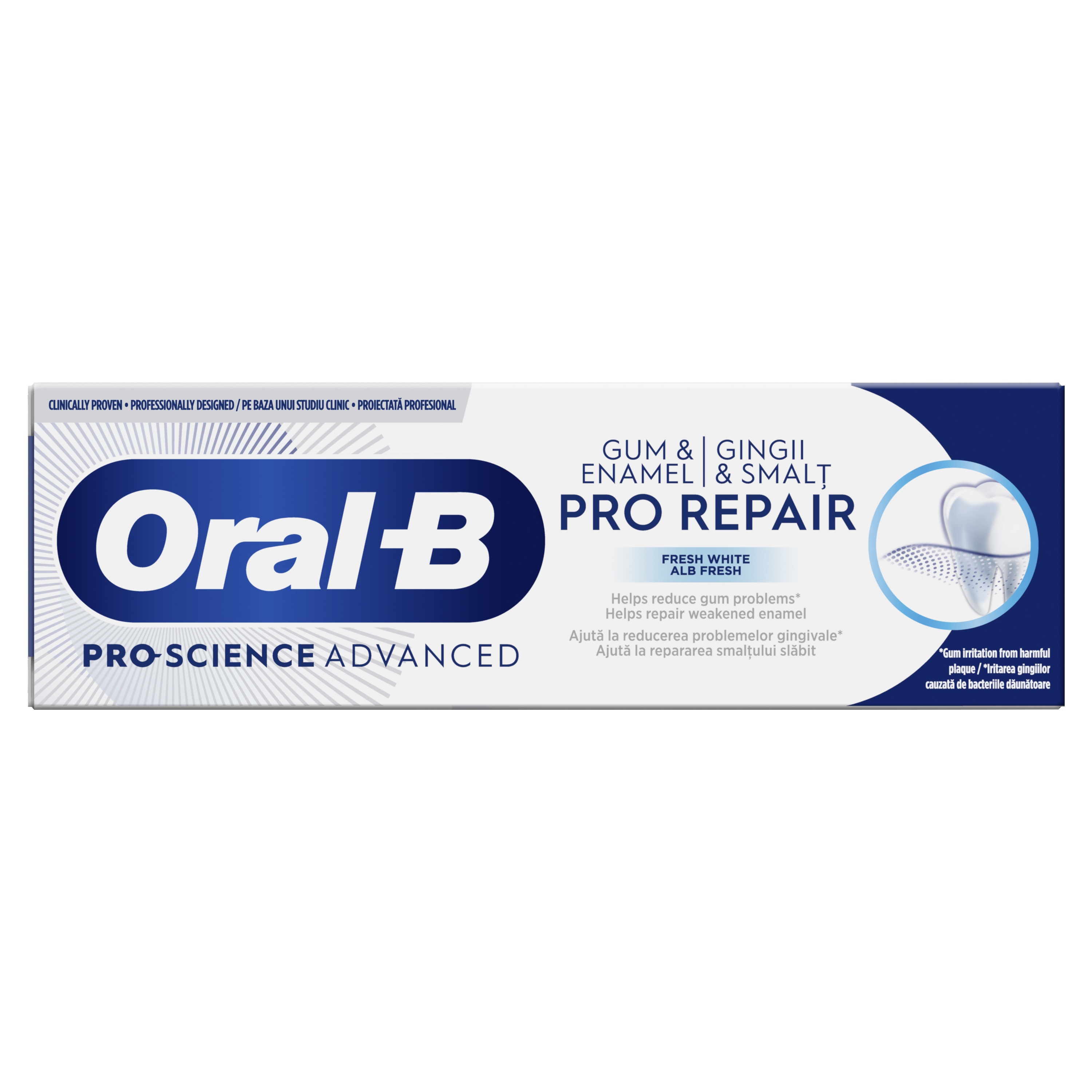 Pasta de dinti Advance Gum & Enamel Pro-Repair White, 75 ml, Oral B