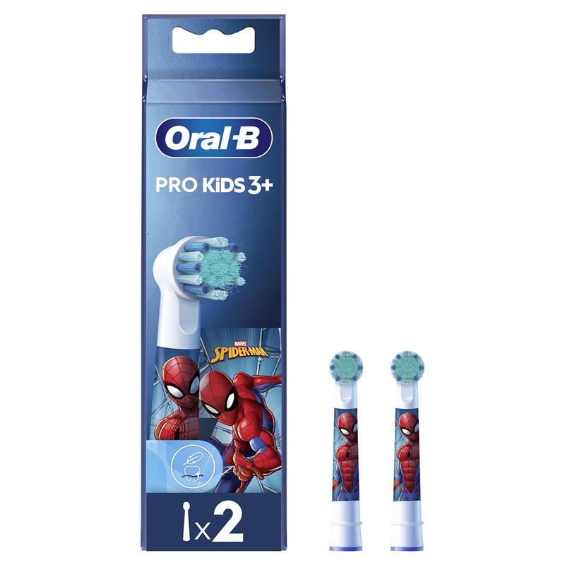Rezerve periuta de dinti electrica pentru copii Spiderman, 2 bucati, Oral B
