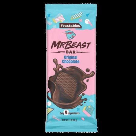 Ciocolata cu lapte Original, 60 g, Mr Beast Feastables