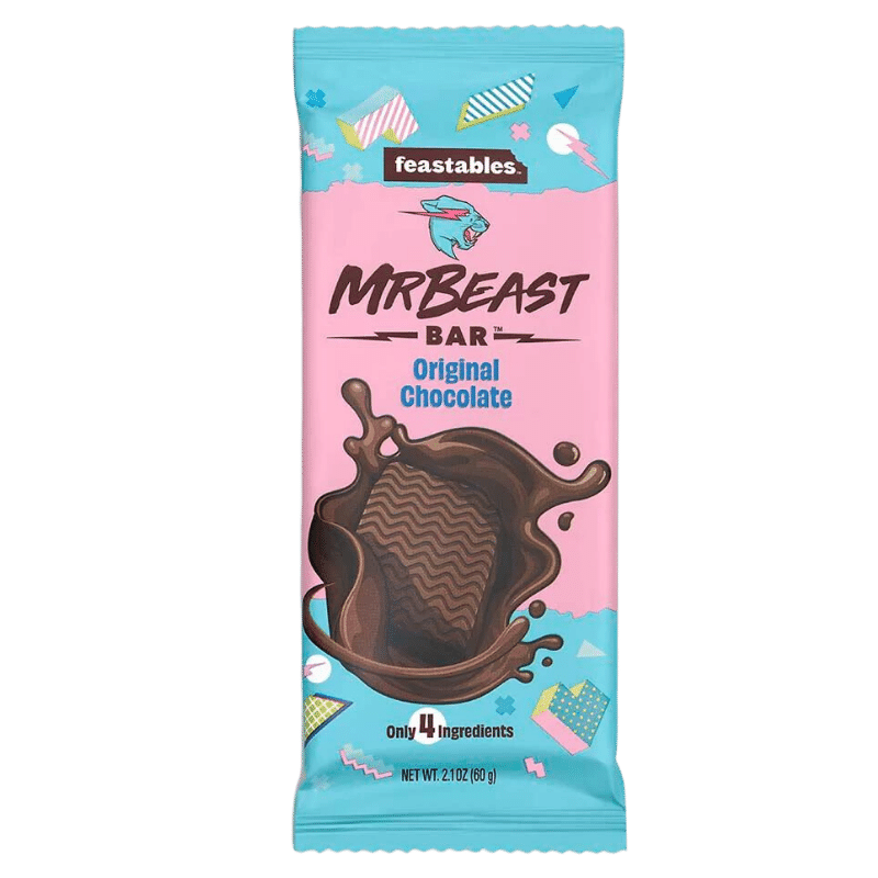 Ciocolata cu lapte Original, 60 g, Mr Beast Feastables