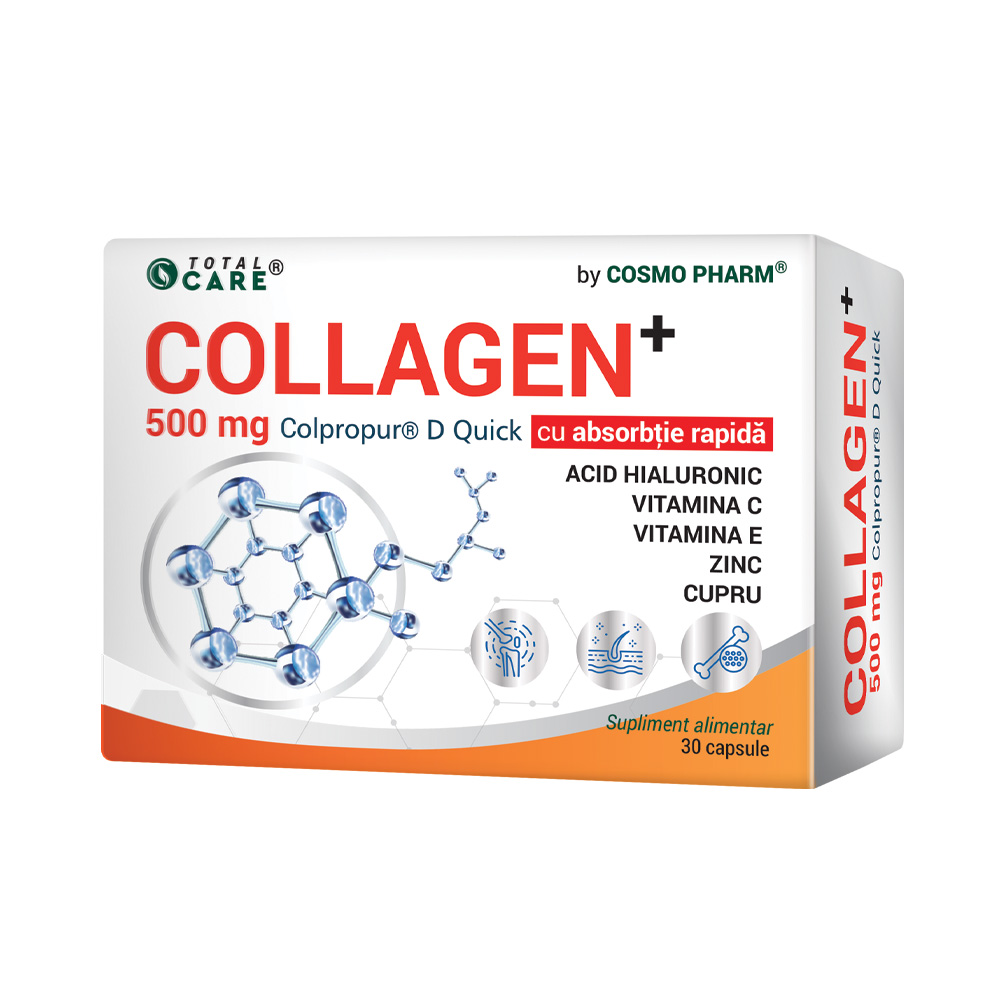 Collagen, 500 mg, 30 capsule, Cosmopharm
