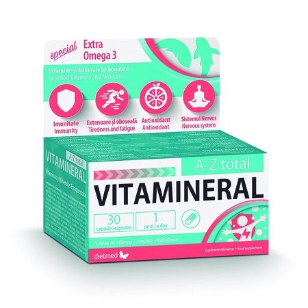 DIETMED VITAMINERAL A-Z TOTAL 30 CPS SUPX0000178