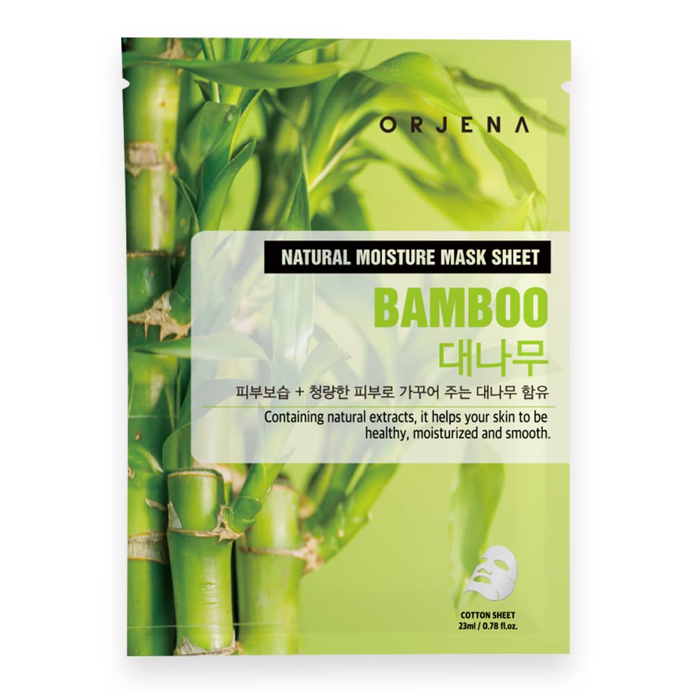 Masca tip servetel cu bambus Natural Moisture Mask Sheet, 23 ml, Orjena