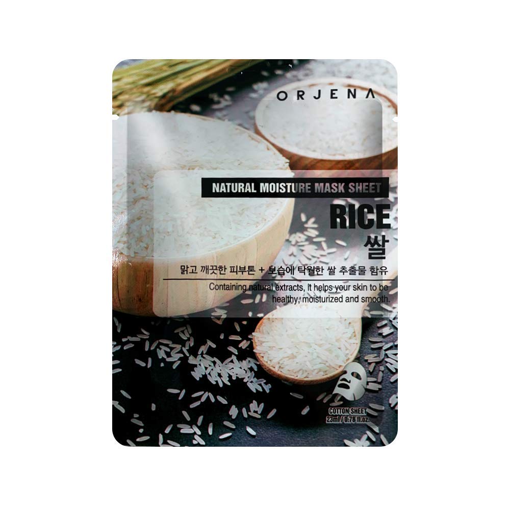 Masca tip servetel cu orez Natural Moisture Mask Sheet, 23 ml, Orjena