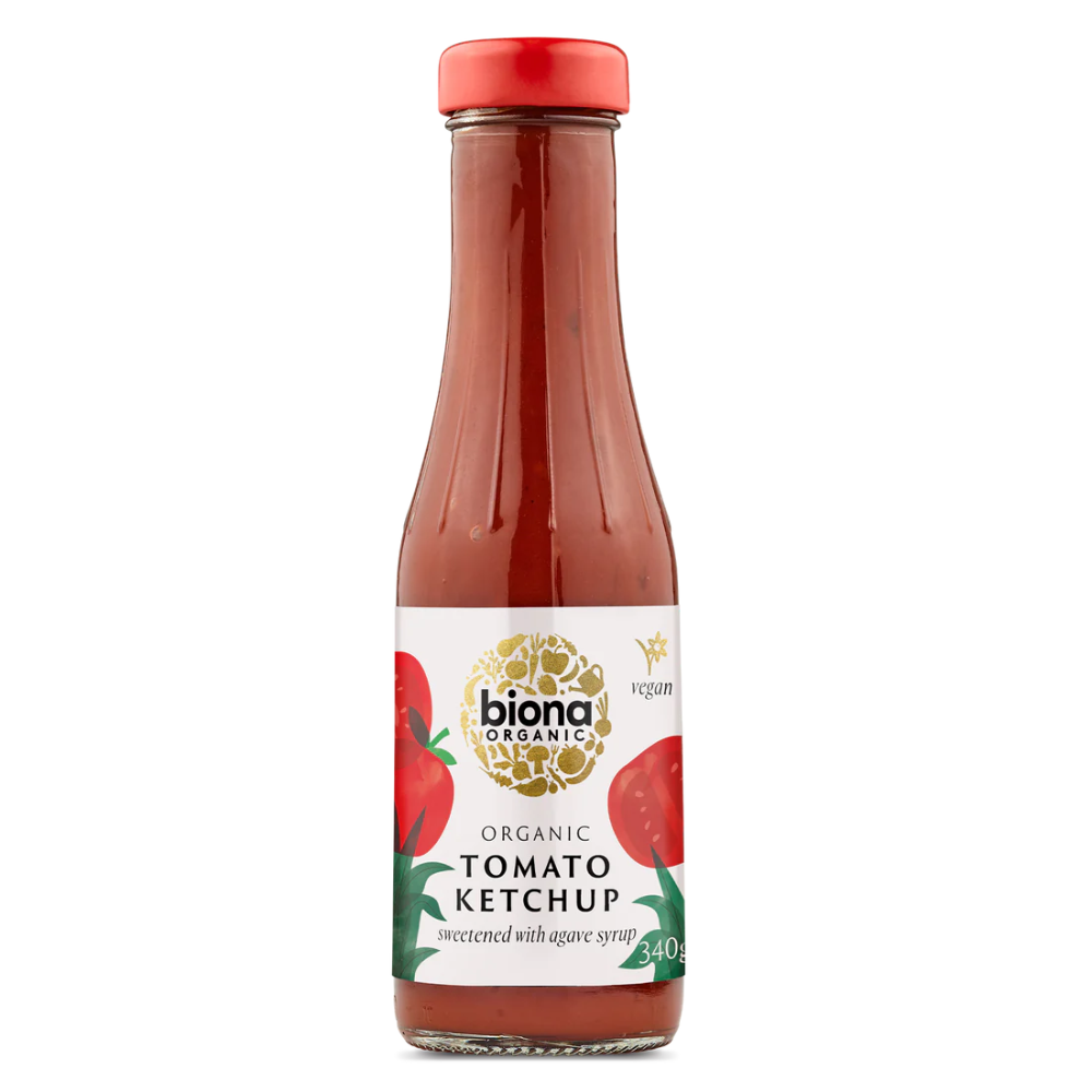 Ketchup Bio cu sirop de agave, 340 g, Biona
