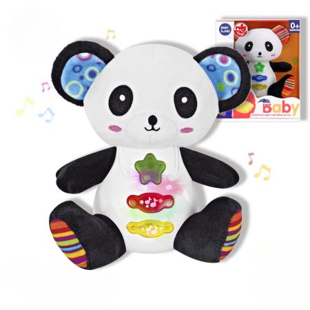 Jucarie interactiva pentru copii, +0 luni, 15 cm, Panda, Reig