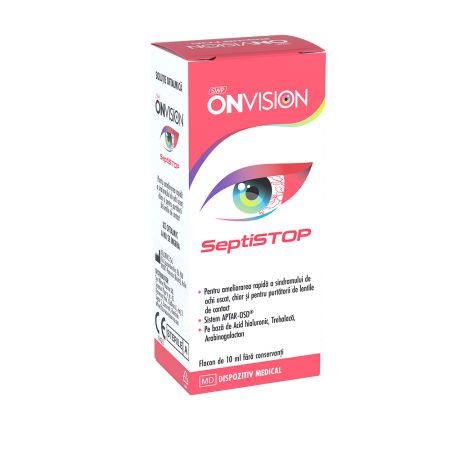 Solutie oftalmica lubrifianta Onvision Septistop