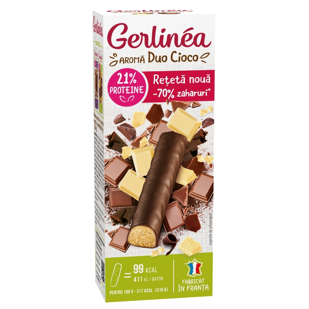 Batoane cu ciocolata, 62 g, Gerlinea