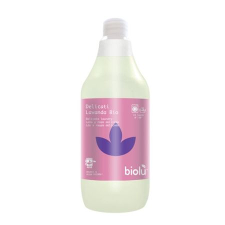 Detergent lichid Bio pentru rufe delicate cu lavanda, 1000 ml, Biolu