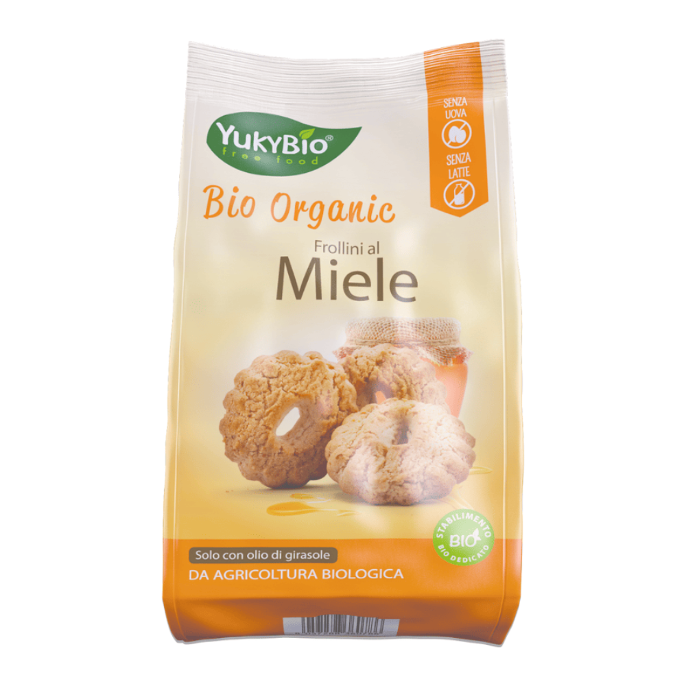 Biscuiti Bio cu miere, 300 g, Yukybio