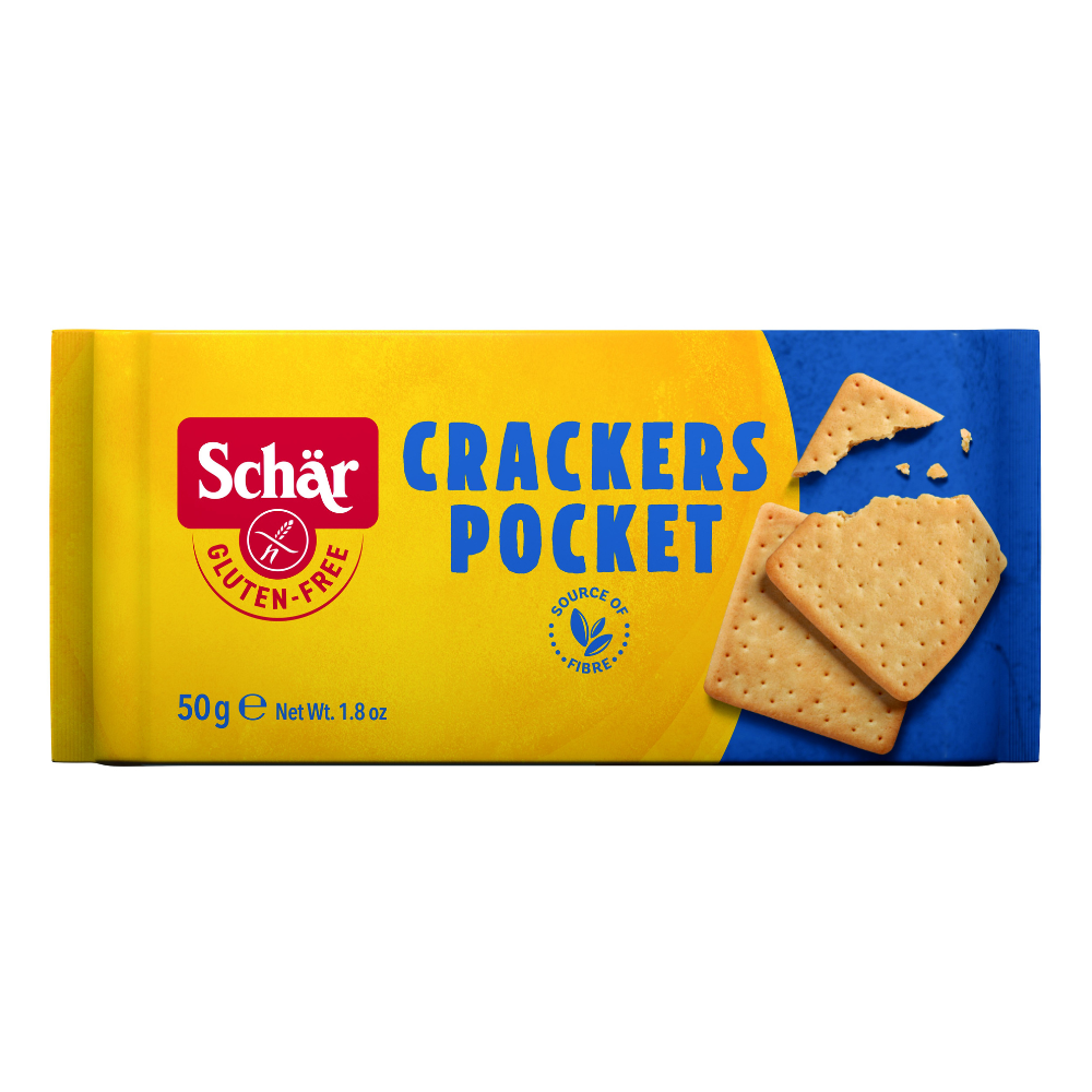 Biscuiti fara gluten Crakers Poket, 50 g, Dr. Schar
