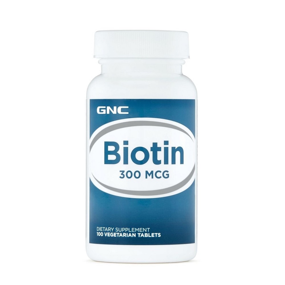Biotina 300 mcg, 100 tablete, GNC