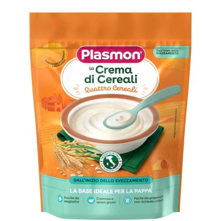 Cereale crema cu 4 cereale, 200 g, Plasmon