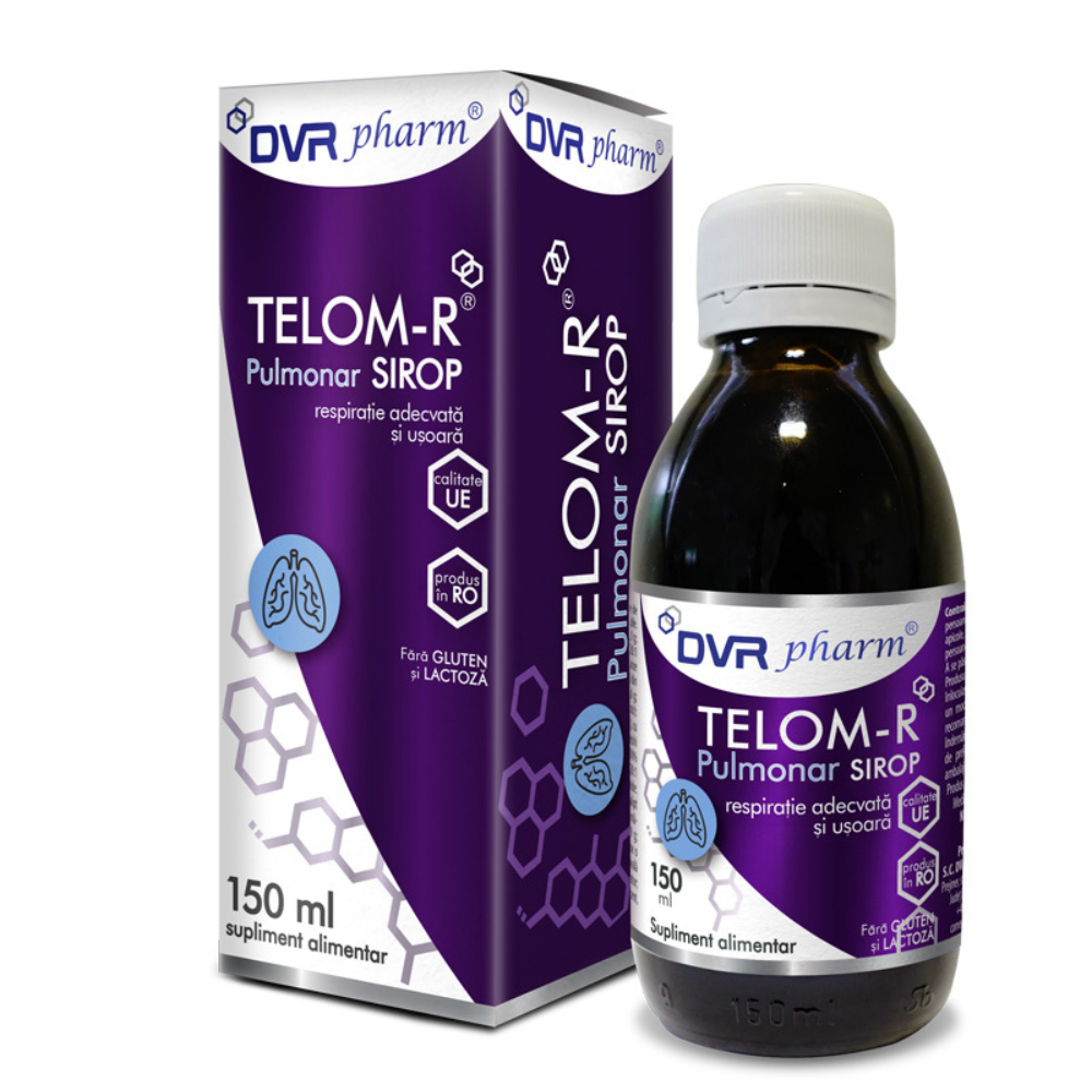 Sirop Telom-R Pulmonar, 150 ml, DVR Pharm