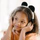Casti audio cu urechi magnetice pentru copii KidyYears, Panda, Kidywolf 618403