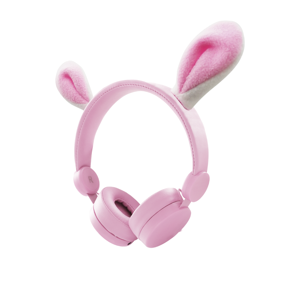 Casti audio cu urechi magnetice pentru copii KidyYears, Rabbit, Kidywolf