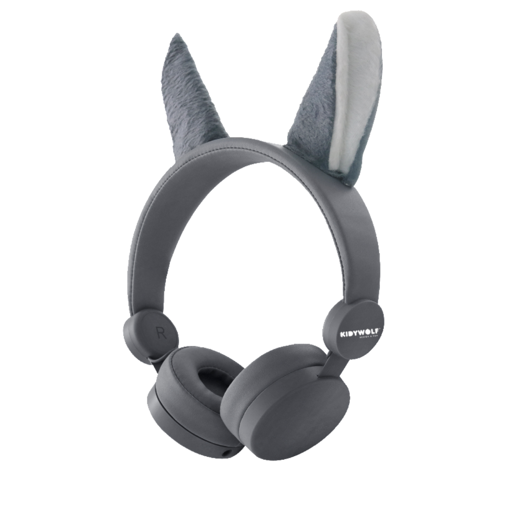 Casti audio cu urechi magnetice pentru copii KidyYears, Wolf, Kidywolf