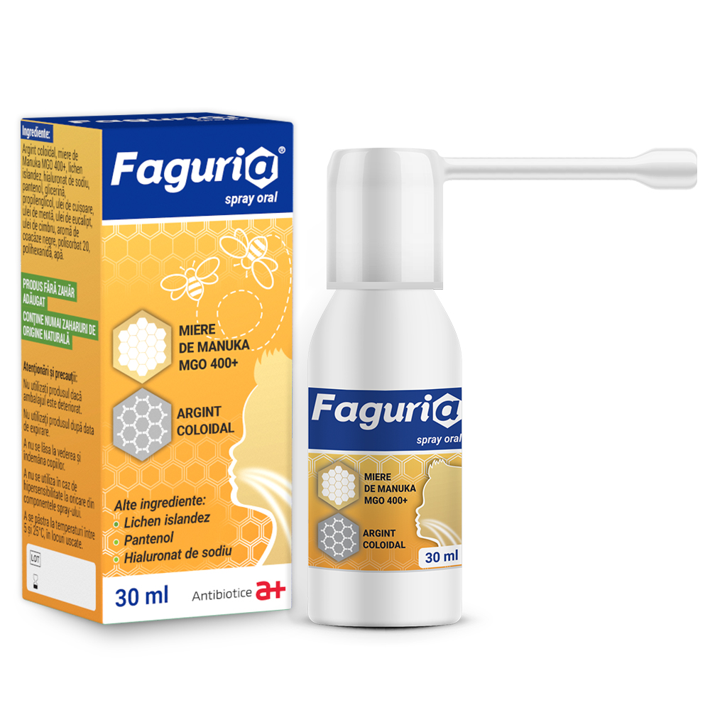 Faguria spray oral, 30ml, Antibiotice SA