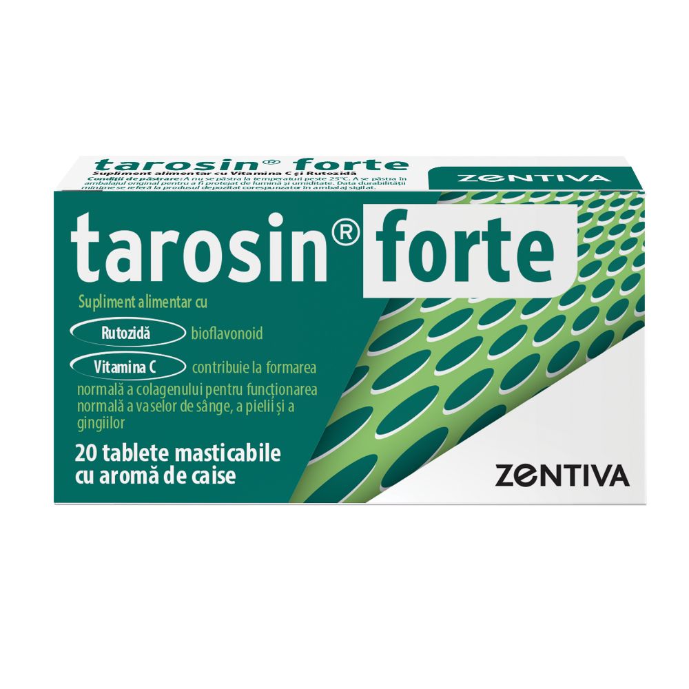 Tarosin Forte, 20 comprimate masticabile, Zentiva