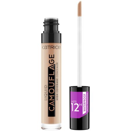 Corector lichid Camouflage High Coverage, 020 - Light Beige, 5 ml, Catrice