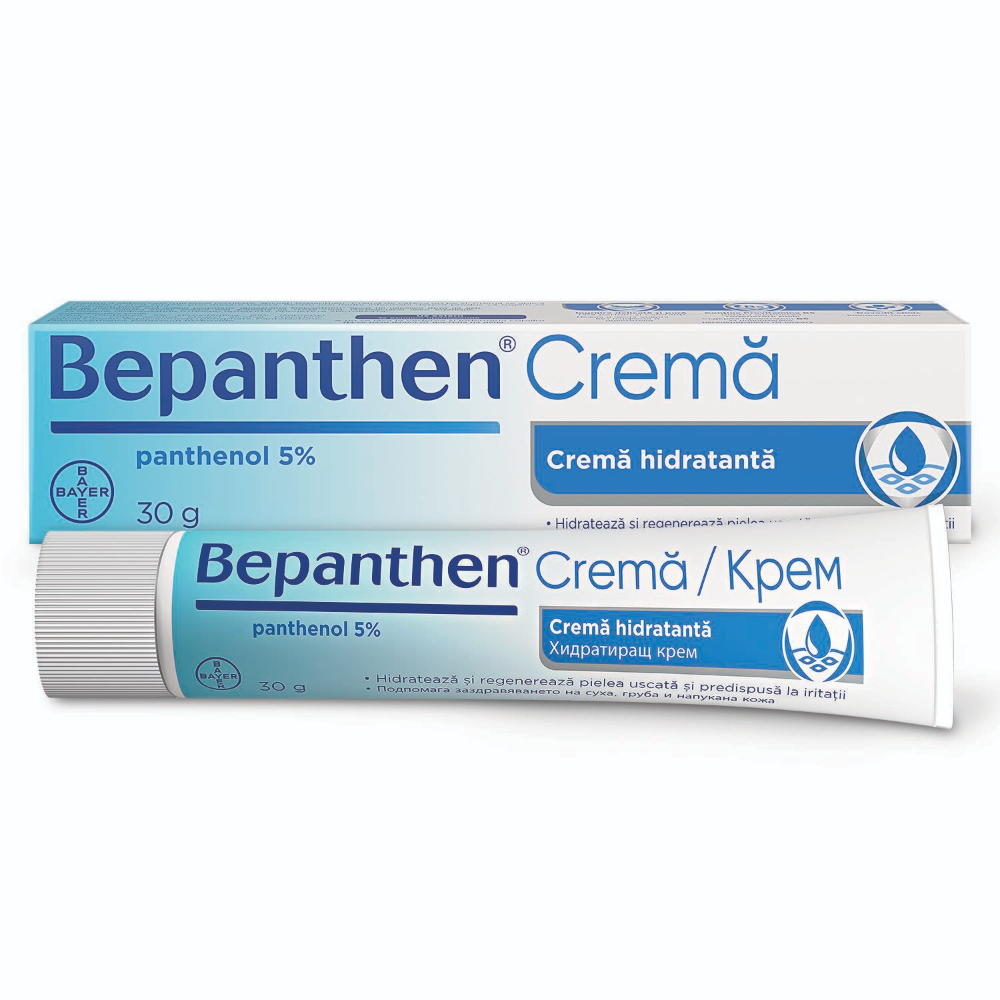 Bepanthen Crema cu 5% panthenol, 30 g, Bayer
