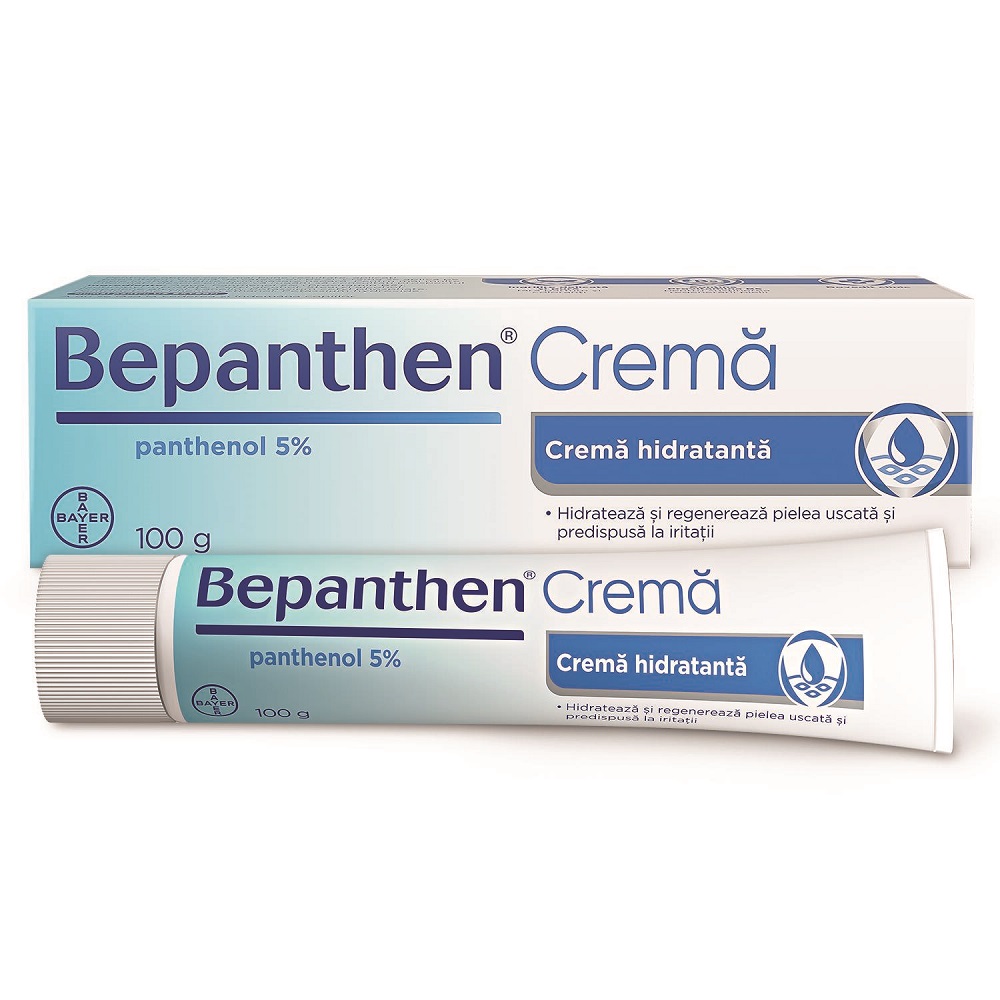 Bepanthen Crema cu 5% panthenol, 100 g, Bayer