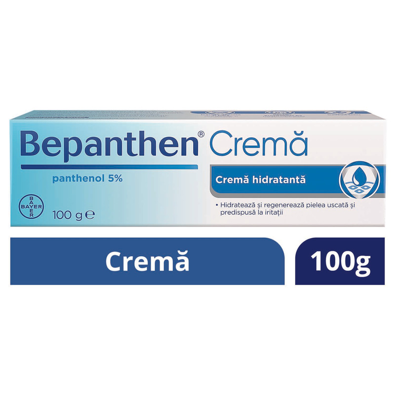 Bepanthen Crema cu 5% panthenol, 100 g, Bayer 552555