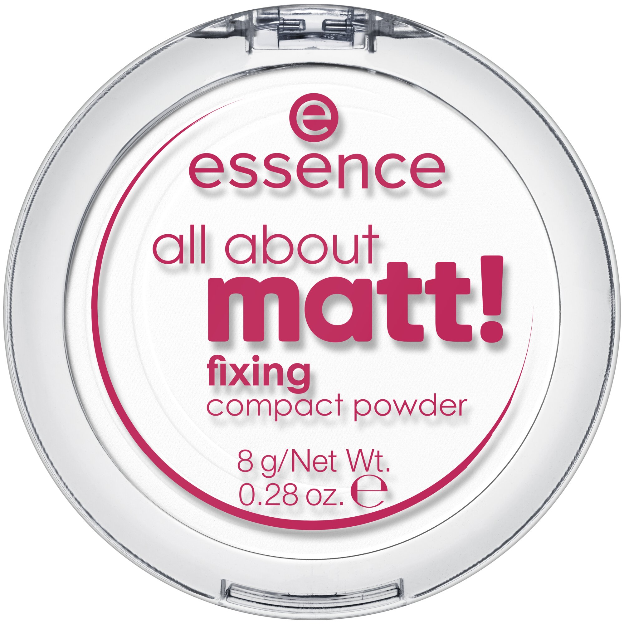 Pudra compacta All About Matt!, Fixing Compact Powder, 8 g, Essence