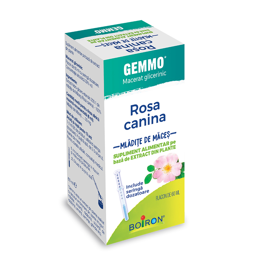 Extract din mladite de maces Rosa Canina Gemmo, 60 ml, Boiron