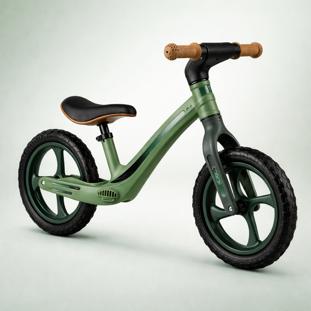 Bicicleta fara pedale Mizo khaki Momi pentru copii de la 3 ani