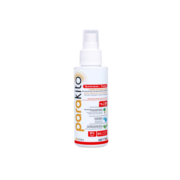 Spray impotriva tantarilor si capuselor Tropical, 75 ml, Parakito