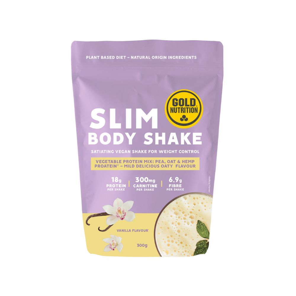 Shake proteic cu aroma de vanilie Slim Body, 300g, Gold Nutrition