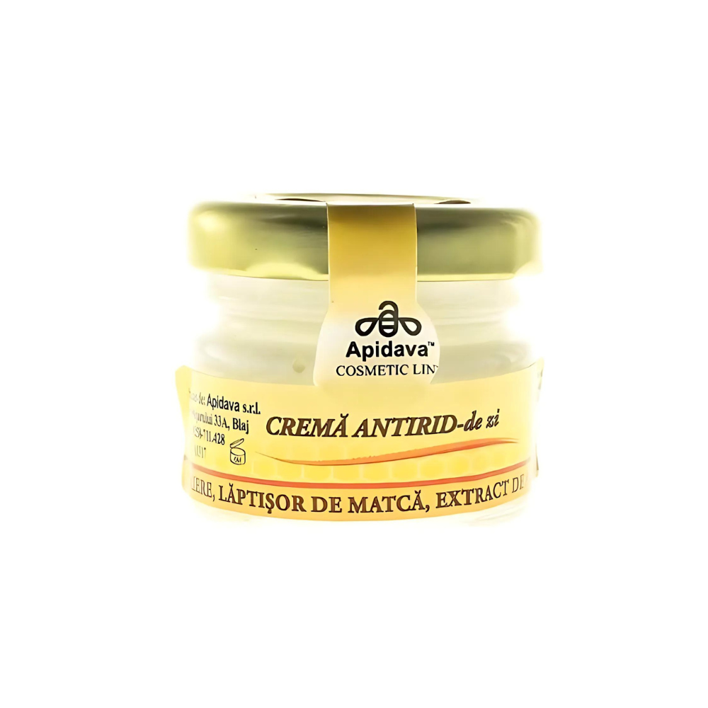 Crema antirid cu Miere, Laptisor de Matca si Extract de Salcam, 30ml, Apidava