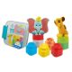 Set Cuburi educative Simba si Dumbo Disney Soft, 10 - 36 luni, Clementoni 623599