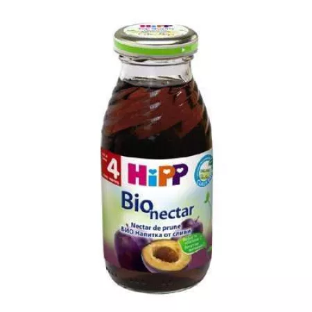 Nectar Bio de prune, +4 luni, 200 ml, Hipp
