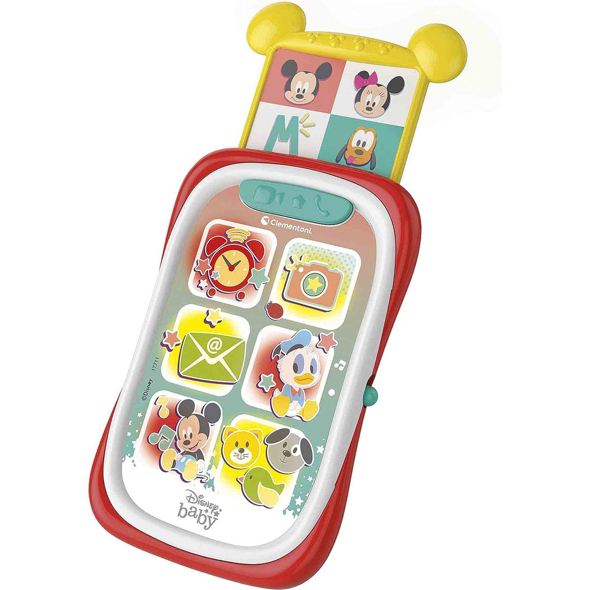 Smartphone interactiv Mickey Mouse, Baby, 9 - 36 luni, Clementoni