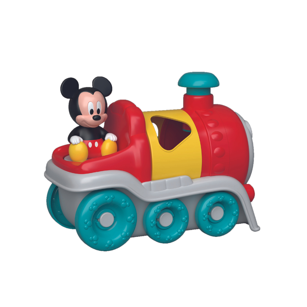 Tren cu elemente pentru sortat Mickey Mouse, 10+ luni, Clementoni