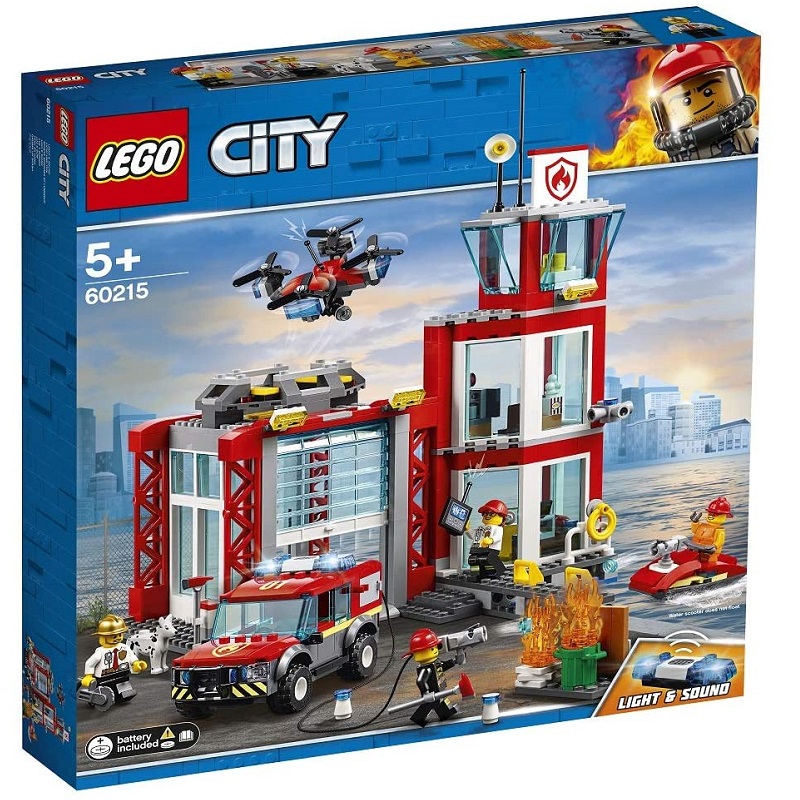 Statie de pompieri, L60215, Lego