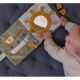 Carte senzoriala pentru bebelusi Colectia Sailors Bay, + 0 luni, Little Dutch 624454