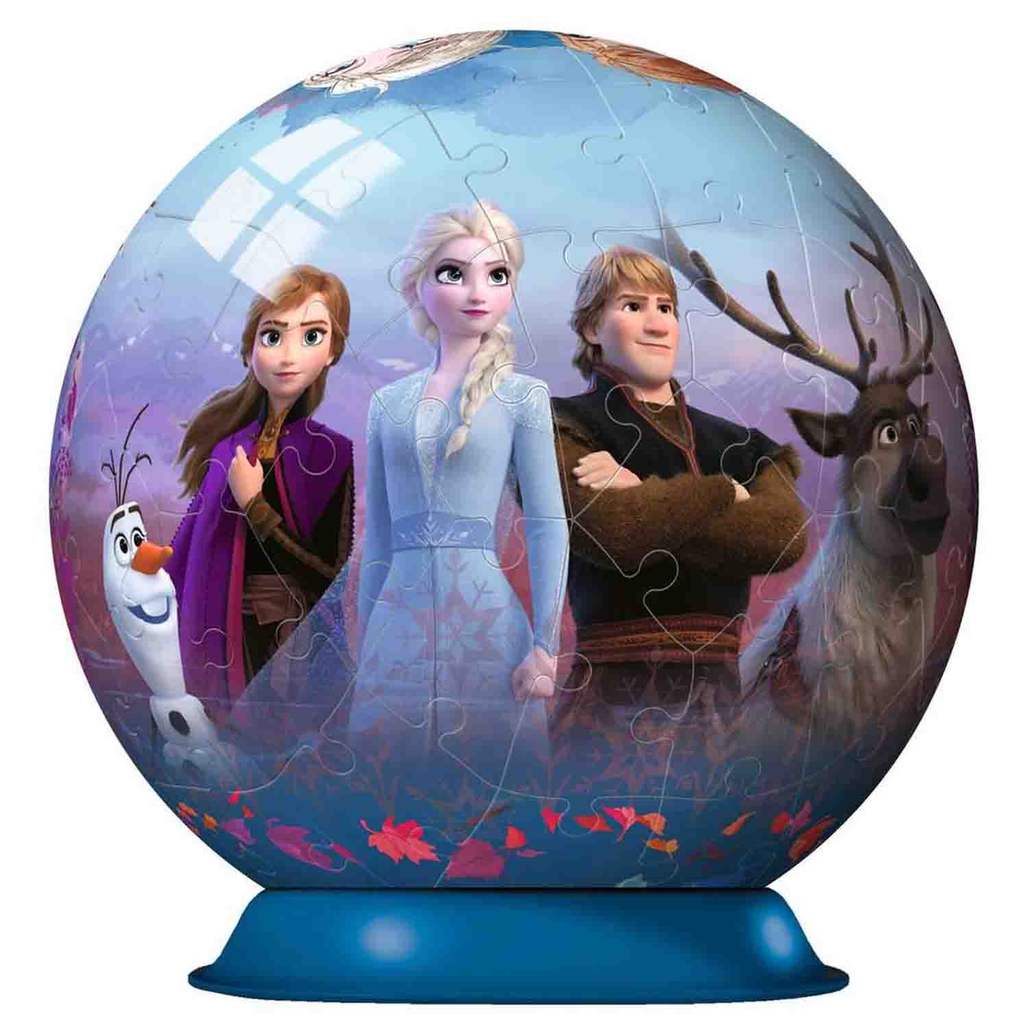 Puzzle 3D Frozen II, + 6 ani, 72 de piese, Ravensburger