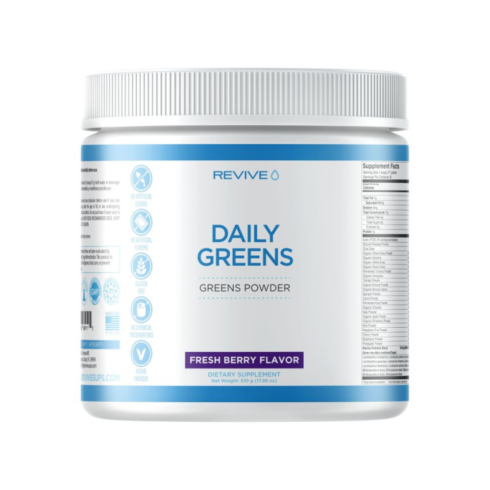 Daily Greens Powder Berry, 297 g, Revive