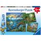 Puzzle Farmecul Dinozaurilor, + 5 ani, 3 x 49 piese, Ravensburger 624995