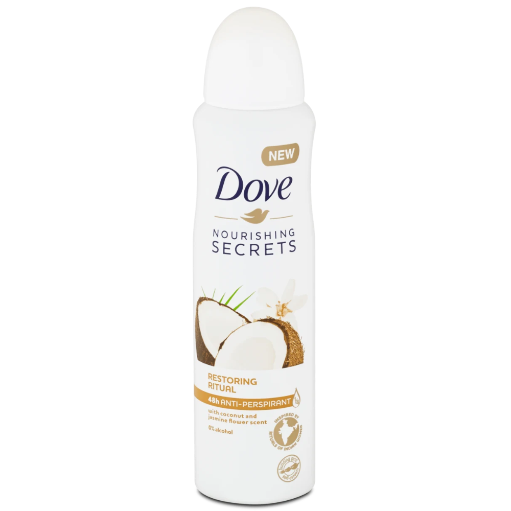 Deodorant Spray Coconut & Jasmine, 250 ml, Dove
