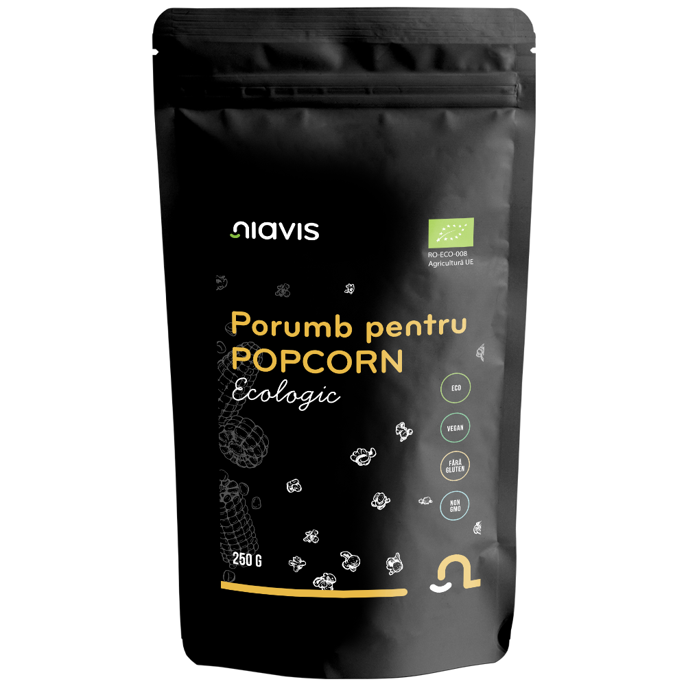 Porumb pentru popcorn Bio, 250 g, Niavis