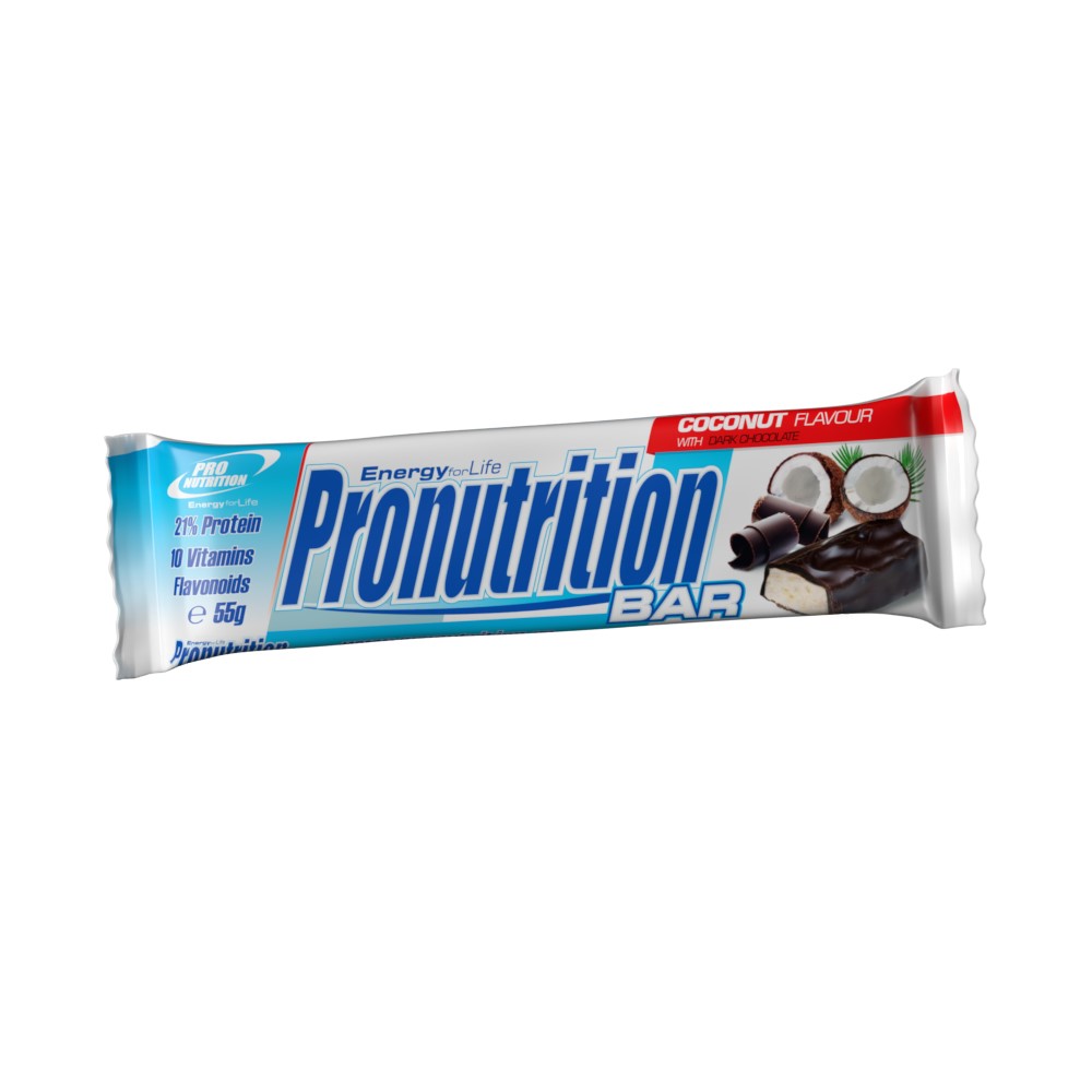 Baton proteic cu aroma de cocos, 55g, Pro Nutrition