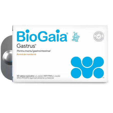 Probiotic BioGaia, 30 comprimate mesticabile, Gastrus